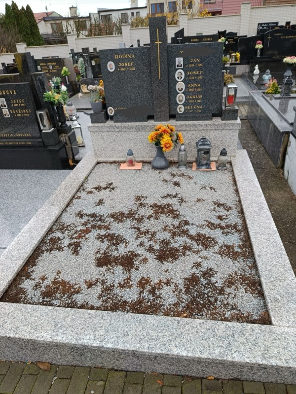 Hrob - před čištěním